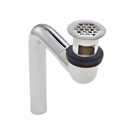 PTB0007 Brass Offset Lavatory Grid Drain 1-1/4" OD