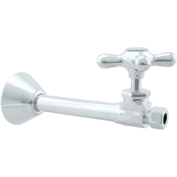 VAB0034 Straight Stop Valve, Cross handle