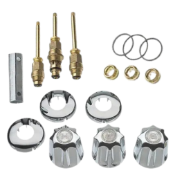 RKB0018 Bathtub and Shower 3-Handle Remodel / Rebuild Trim Kit for Gerber Faucets