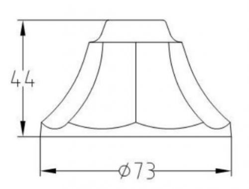FGZ0001 Zinc Shower Escutcheon