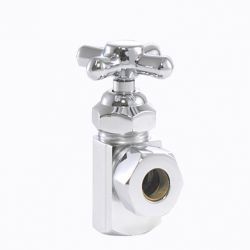 VAB0001 Angle Valve 1/2" IPS * 3/8" OD