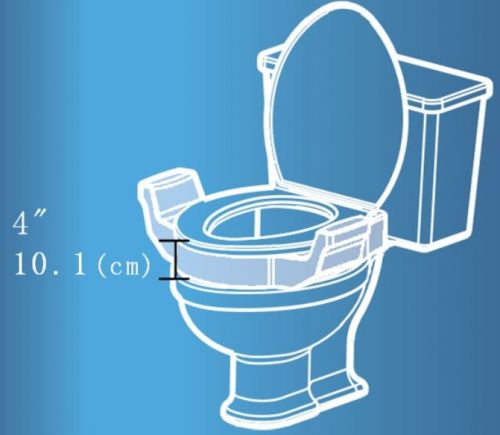 HCP0001 Assisting Elevated Raised Toilet Seat Handles, Universal Type