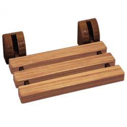 SCP0004 Faux Teak Fold Down Shower Seat